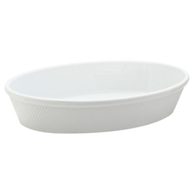 Oval Baker Diamond Texture 1.75 Qt - Each