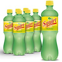 Squirt Grapefruit Soda Bottle - 6-0.5 Liter - Image 1