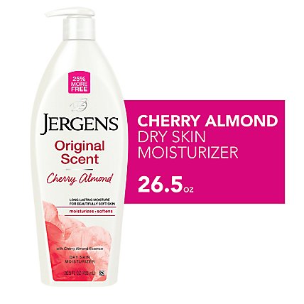 JERGENS Cherry Almond Hand And Body Lotion - 26.5 Fl. Oz. - Image 1