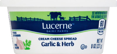 Lucerne Cream Cheese Soft Garlic Herb - 8 Oz - Image 2