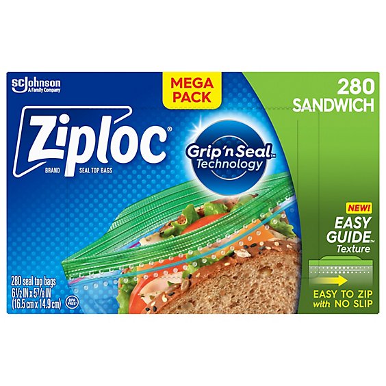 Ziploc Sandwich Bags Mega Pack - 280 Count