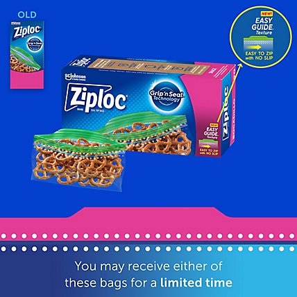 Ziploc Brand Holiday With Grip N Seal Technology Snack Bags - 90 Count - Image 4
