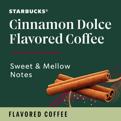 Starbucks No Artificial Flavors Cinnamon Dolce Flavored Ground Coffee Bag - 11 Oz - Image 2