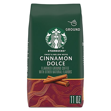 Starbucks Coffee Ground Flavored Cinnamon Dolce Bag - 11 Oz