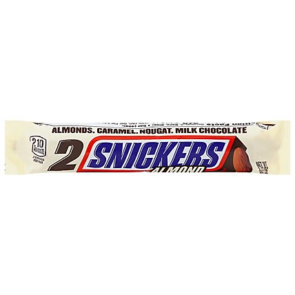 Snickers Almond Candy Bar 2 Piece King Size Chocolate - 3.23 Oz - Image 3