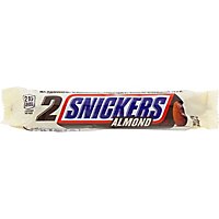 Snickers Almond Candy Bar 2 Piece King Size Chocolate - 3.23 Oz - Image 2