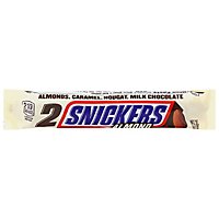 Snickers Almond Candy Bar 2 Piece King Size Chocolate - 3.23 Oz - Image 1