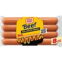 Oscar Mayer Bun Length Angus Uncured Beef Franks Hot Dogs Pack - 8 Count - Image 3