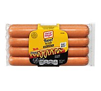 Oscar Mayer Bun Length Angus Uncured Beef Franks Hot Dogs Pack - 8 Count