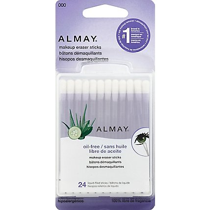Almay Makeup Eraser Sticks Oil Free - 24 Count - Image 2