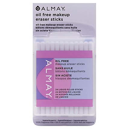 Almay Makeup Eraser Sticks Oil Free - 24 Count - Image 1