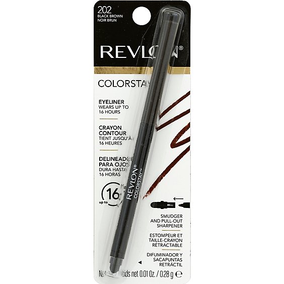 Revlon Eyeliner Colorstay Black Brown 202 - .01 Oz