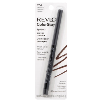 Revlon Eyeliner Colorstay Waterproof Charcoal 204 - .01 Oz - Image 1