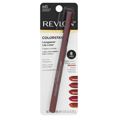 Revlon Lipliner Colorstay Chocolate 645 - .01 Oz - Image 1