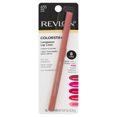 Revlon Lipliner Colorstay Rose 655 - .01 Oz - Image 3