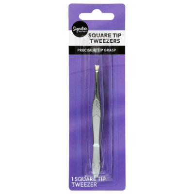 Signature Select/Care Tweezer Square Tip Precision Tip Grasp - Each - Image 2