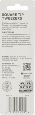 Signature Select/Care Tweezer Square Tip Precision Tip Grasp - Each - Image 3