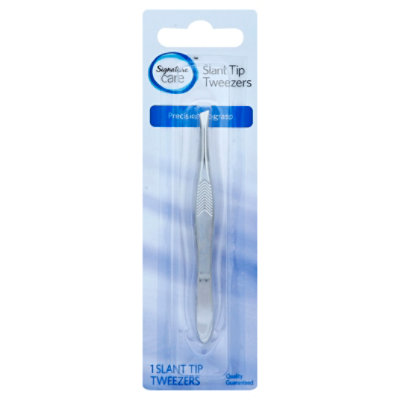 Signature Select/Care Tweezer Slant Tip Precision Tip Grasp - Each - Image 1