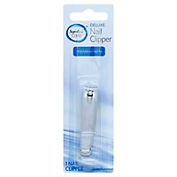 Signature Care Clipper Nail Deluxe With Fold Out Nail File - Each - Image 1