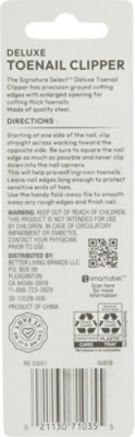 Signature Select/Care Clipper Toenail Deluxe With Fold Out Nail File - Each - Image 3