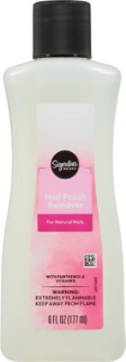 Signature Select/Care Nail Polish Remover With Vitamin E & Panthenol - 6 Fl. Oz. - Image 1