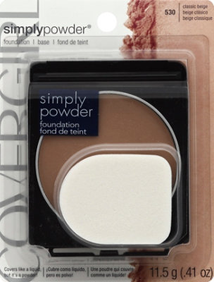 COVERGIRL Simply Powder Foundation Classic Beige 530 - 0.41 Oz - Image 2