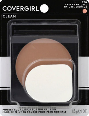 COVERGIRL Simply Powder Foundation Creamy Natural 520 - 0.41 Oz - Image 1