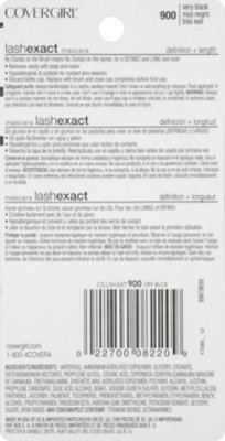 COVERGIRL Lashexact Mascara Waterproof – Wasserfeste Wimperntusche In Very Black, 4 Ml, Für Klumpenfreie Länge