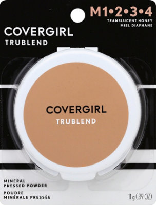 COVERGIRL truBLEND Mineral Pressed Powder Translucent Honey M1-4 - 0.39 Oz