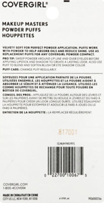 COVERGIRL Makeup Masters Powder Puffs - 3 Count - Image 3