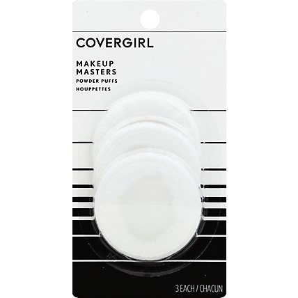 COVERGIRL Makeup Masters Powder Puffs - 3 Count - Image 1