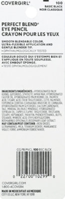 COVERGIRL Perfect Blend Basic Black 100 Eye Pencil - 0.03 Oz - Image 3