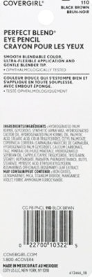 COVERGIRL Perfect Blend Black Brown 110 Eye Pencil - 0.03 Oz - Image 3