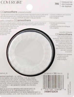 COVERGIRL CG Smoothers Pressed Powder Translucent Fair 705 - 0.32 Oz - Image 3