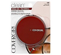 COVERGIRL Clean Pressed Powder Normal Skin Classic Beige 130 - 0.39 Oz