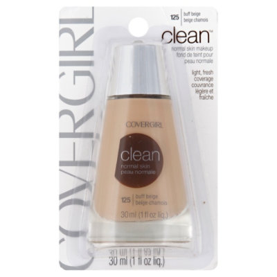 COVERGIRL Clean Liquid Foundation Normal Skin Buff Beige 125 - 1 Fl. Oz.