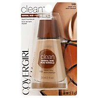 COVERGIRL Clean Liquid Foundation Normal Skin Classic Ivory 110 - 1 Fl. Oz. - Image 1