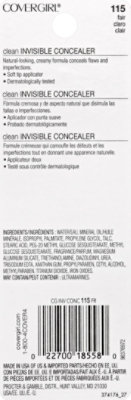 COVERGIRL Clean Concealer Invisible Fair 115 - 0.32 Oz - Image 2