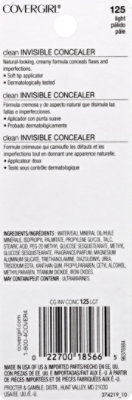 COVERGIRL Clean Concealer Invisible Light 125 - 0.32 Oz - Image 2