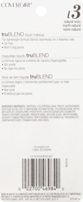 COVERGIRL truBLEND Liquid Makeup Natural Ivory L3 - 1 Fl. Oz. - Image 3