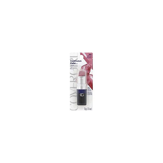 COVERGIRL Continuous Color Lipstick Iceblue Pink 505 - 0.13 Oz