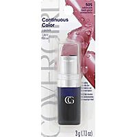 COVERGIRL Continuous Color Lipstick Iceblue Pink 505 - 0.13 Oz - Image 1