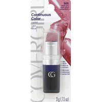 COVERGIRL Continuous Color Lipstick Iceblue Pink 505 - 0.13 Oz - Image 1