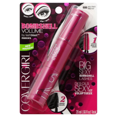 COVERGIRL Bombshell Volume By Lashblast Mascara Very Black 800 - 0.66 Fl. Oz. - Image 1