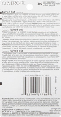 COVERGIRL Flamed Out Mascara Max Volume Very Black Blaze 300 - 0.37 Fl. Oz. - Image 3