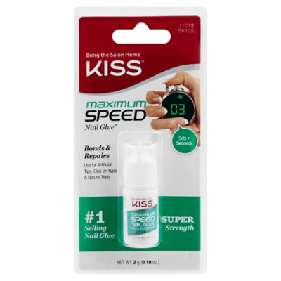 Kiss Nail Glue Maximum Speed BK135 - .11 Fl. Oz. - Image 3