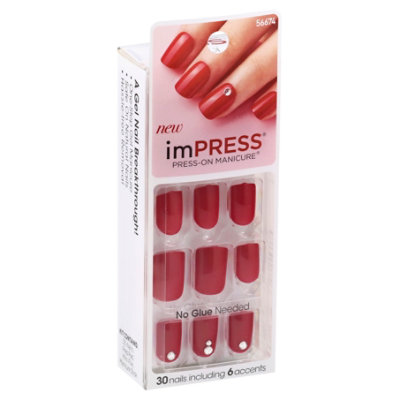 Kiss Impress Press On Manicure Tweetheart D240 - 24 Count