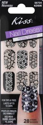 Kiss Nail Dress Fashion Strips Bustier KDS06 - 28 Count - Image 2