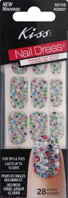 Kiss Nail Dress Fashion Strips Gown KDS07 - 28 Count - Image 2