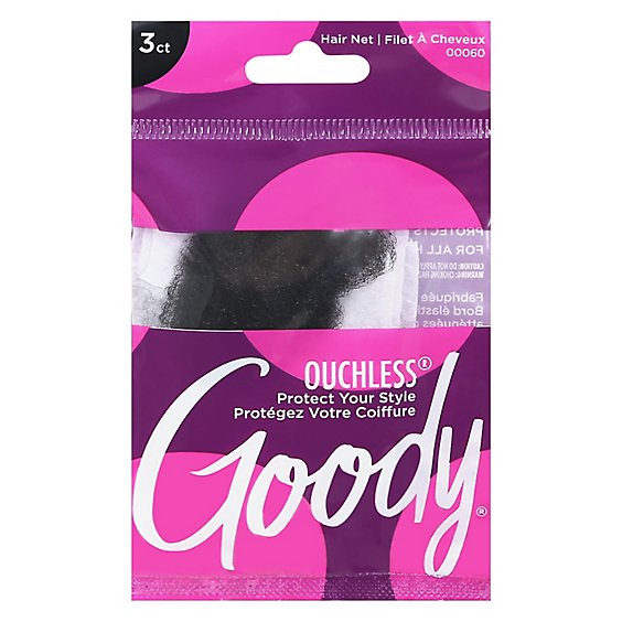 Goody Hair Net Black - 3 Count